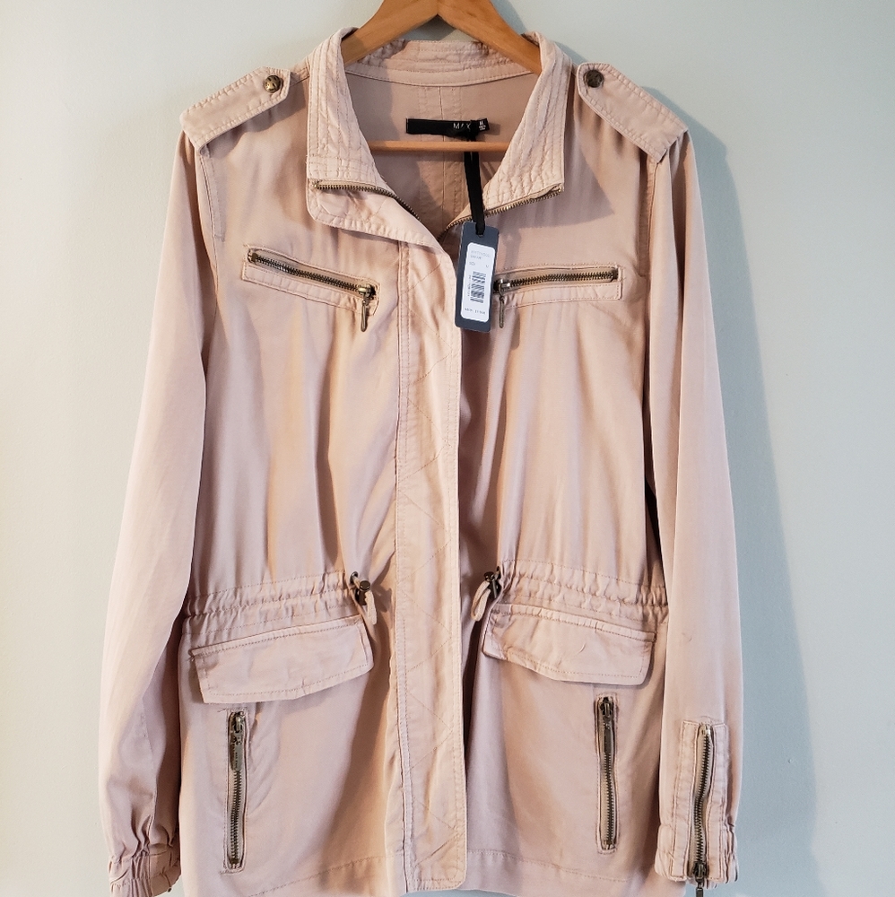 Max Jeans Utility Tencel Military Jacket M